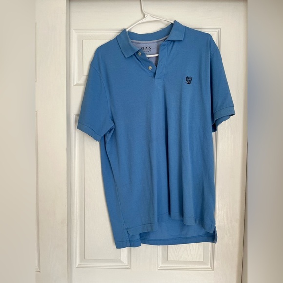 Chaps Other - Men's Blue Polo Shirt Chaps Size Large Golf Shirt
